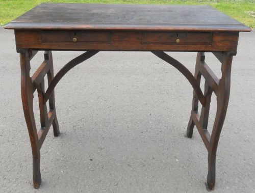 Small Oak Writing Table
