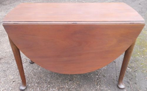Georgian Oval Mahogany Dropleaf Dining Table