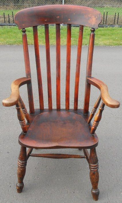 Windsor Beech & Elm Lathback Kitchen Armchair
