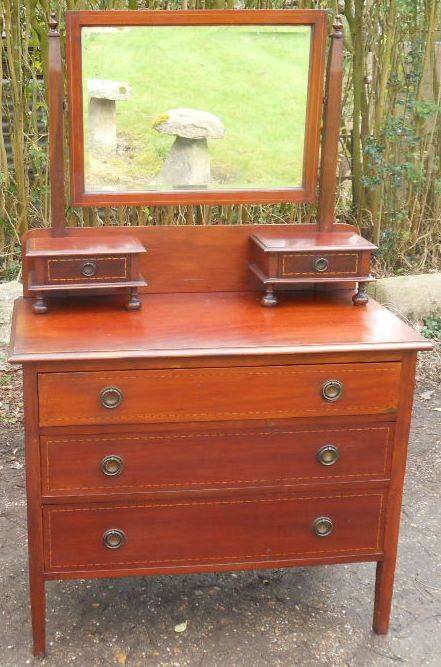 Edwardian Inlaid Dressing Table