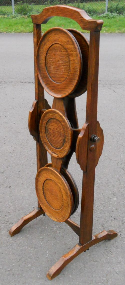 Monoplane Style Folding Oak Cakestand by Fyne Ladye