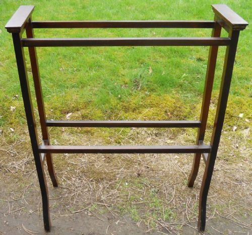 Edwardian Mahogany Towel Rail