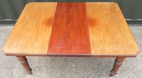 EDWARDIAN MAHOGANY EXTENDING DINING TABLE - ADDITIONAL PHOTO 9