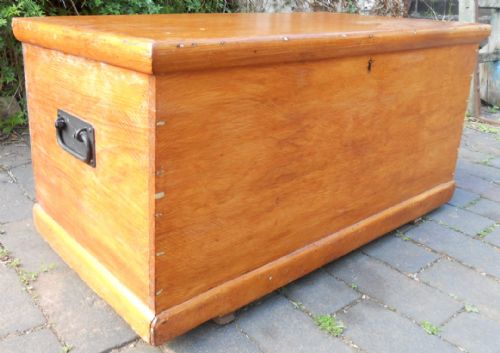 Victorian Pine Blanket Box