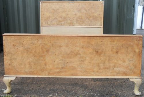 Deco Bleached Walnut Double Bed