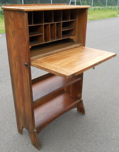 Narrow Oak Writing Bureau