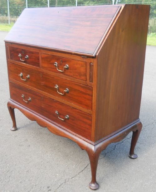 fig 1. Large Mahogany Writing Bureau