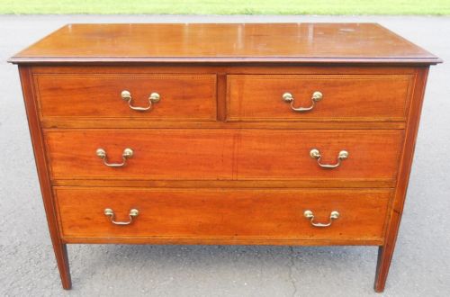 Edwardian Inlaid Mahogany Chest of Drawers