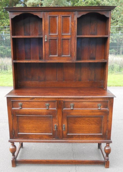 Jacobean Style Oak Dresser