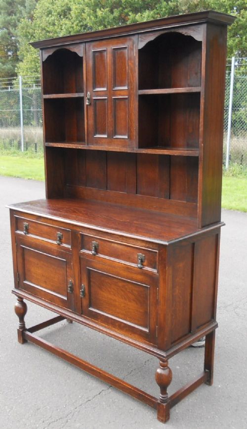 fig 1. Jacobean Style Oak Dresser