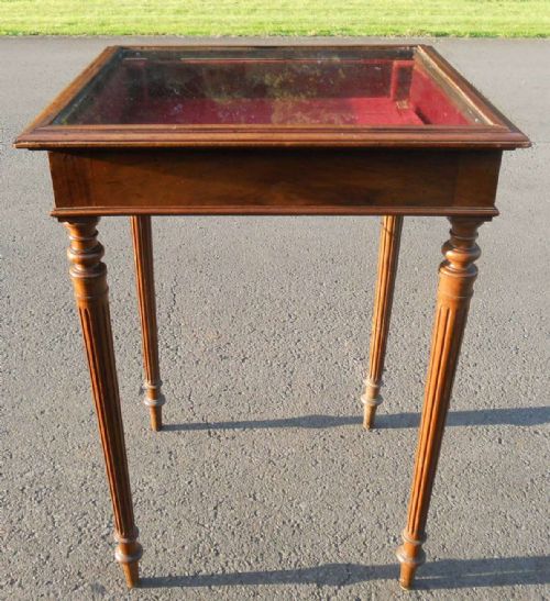 French Walnut Bijouterie Display Table