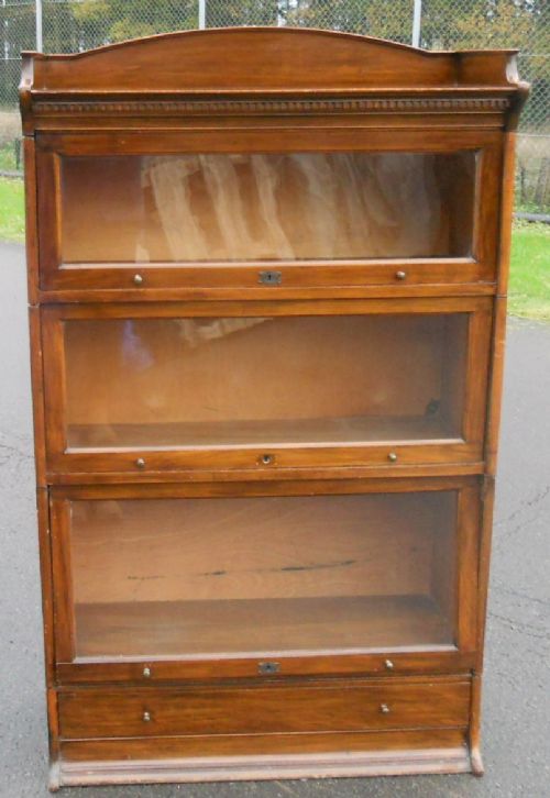 Walnut Stacking Bookcase by Lebus