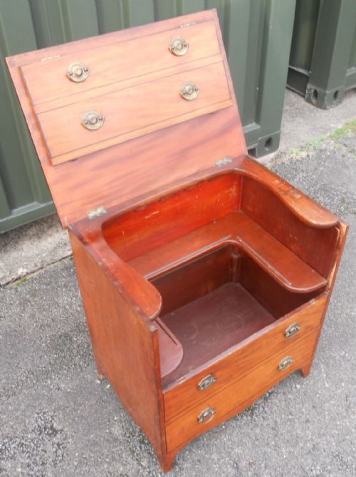 GEORGIAN MAHOGANY BOTTLE STORAGE CHEST - ADDITIONAL PHOTO 7
