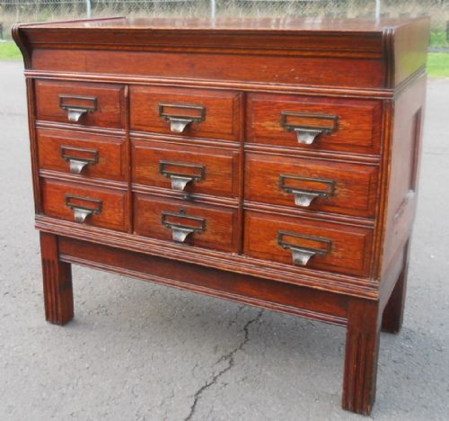 OAK FILING CABINET BY SHANNON - ADDITIONAL PHOTO 1