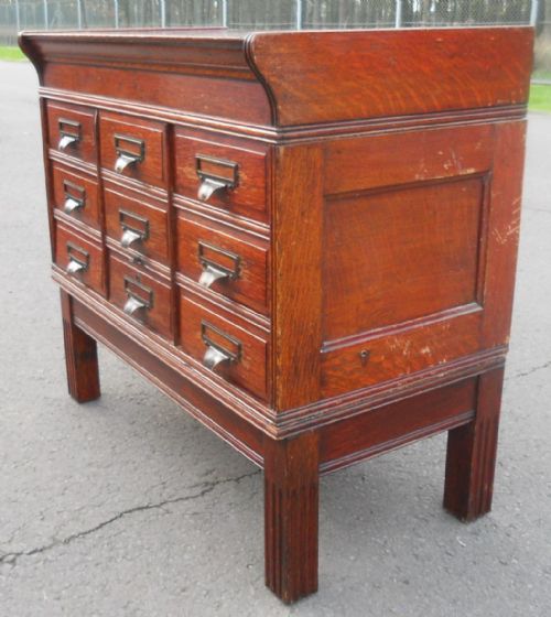 OAK FILING CABINET BY SHANNON - ADDITIONAL PHOTO 11