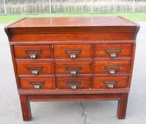 OAK FILING CABINET BY SHANNON - ADDITIONAL PHOTO 12