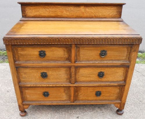Jacobean Style Oak Chest of Drawers