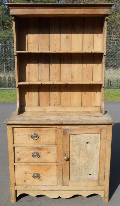 Edwardian Pine Kitchen Dresser