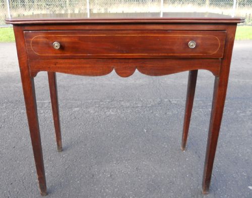 Georgian Inlaid Mahogany Side Table