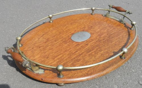 Oval Oak Carrying Tray