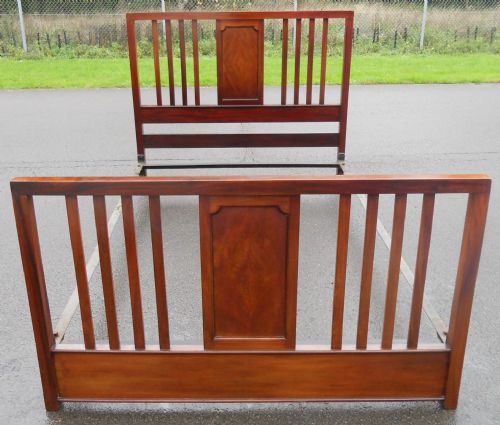 Edwardian Mahogany Double Bed