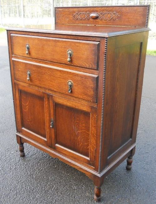 fig 1. Oak Tallboy Chest of Drawers