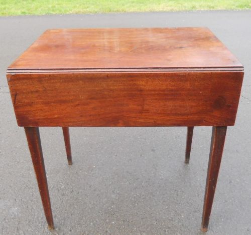 fig 1. Georgian Mahogany Dropleaf Pembroke Table 
