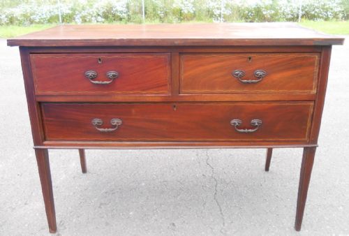 Edwardian Inlaid Mahogany Chest of Drawers