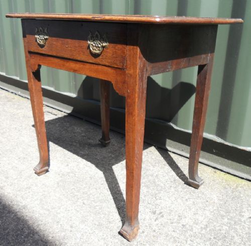 GEORGIAN OAK SIDE TABLE - ADDITIONAL PHOTO 3