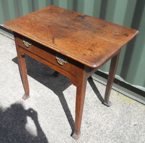 GEORGIAN OAK SIDE TABLE - ADDITIONAL PHOTO 4