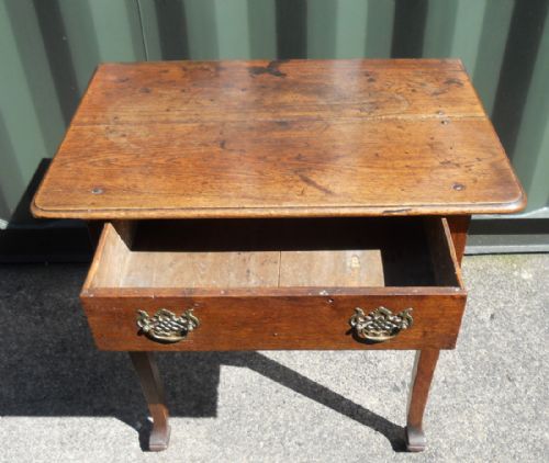 GEORGIAN OAK SIDE TABLE - ADDITIONAL PHOTO 5
