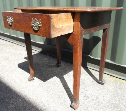 GEORGIAN OAK SIDE TABLE - ADDITIONAL PHOTO 7