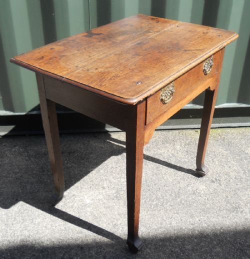 GEORGIAN OAK SIDE TABLE - ADDITIONAL PHOTO 9