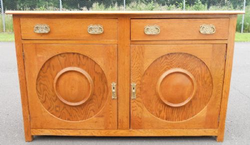 Edwardian Light Oak Sideboard