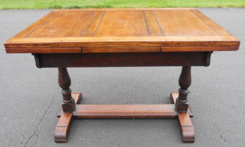 Oak Extending Dining Table to Seat Eight