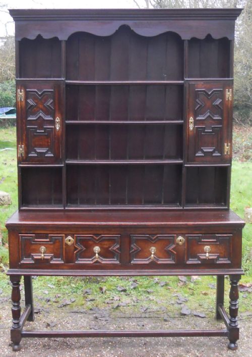 Jacobean Style Oak Dresser