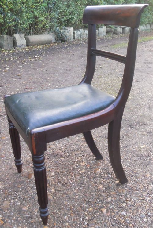 REGENCY MAHOGANY DINING CHAIR - ADDITIONAL PHOTO 4