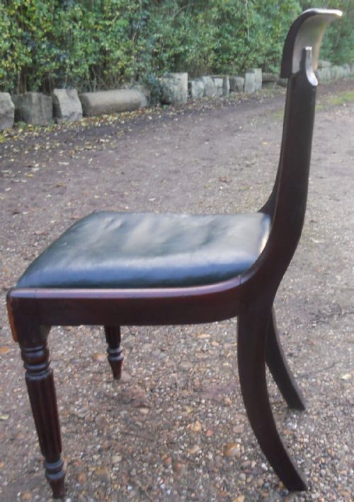 REGENCY MAHOGANY DINING CHAIR - ADDITIONAL PHOTO 5