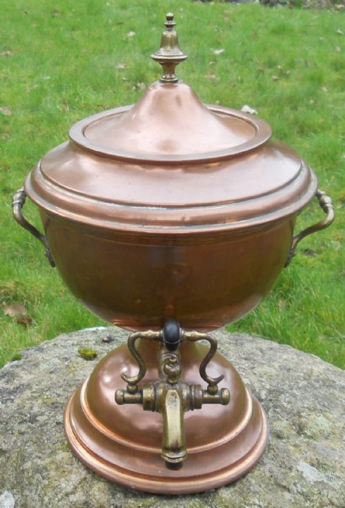 Small Victorian Copper Tea Urn