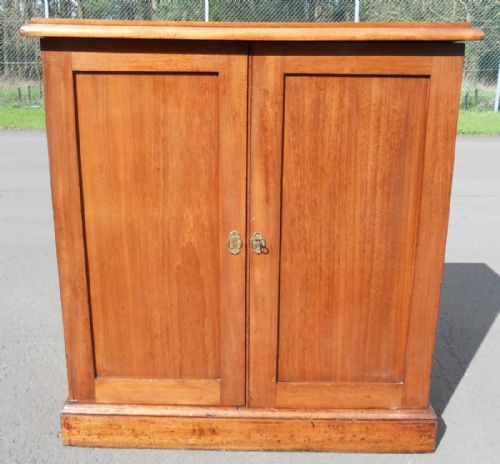 Victorian Mahogany Two Door Side Cupboard