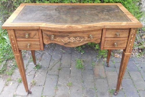 Edwardian Inlaid Rosewood Ladies Writing Desk