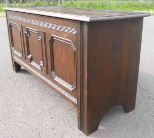 Oak Blanket Box
