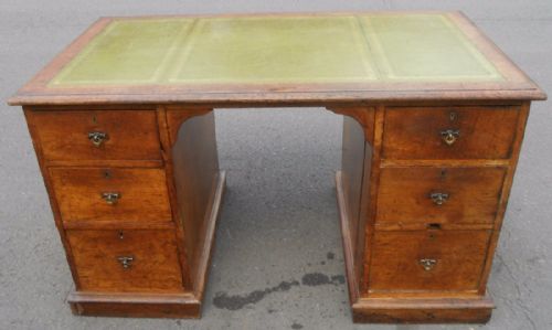 Victorian Oak Writing Desk