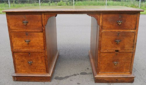 fig 1. Victorian Oak Writing Desk