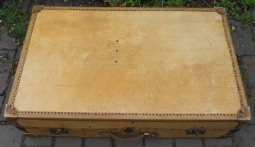 LEATHER BOUND FITTED TRAVEL TRUNK - ADDITIONAL PHOTO 3