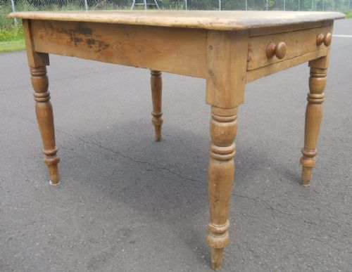 Victorian Pine Kitchen Table