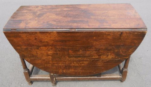 Antique Oak Gateleg Dining Table