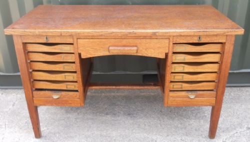Oak Office Writing Desk