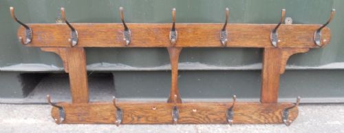 Wooden Hanging Coat Rack