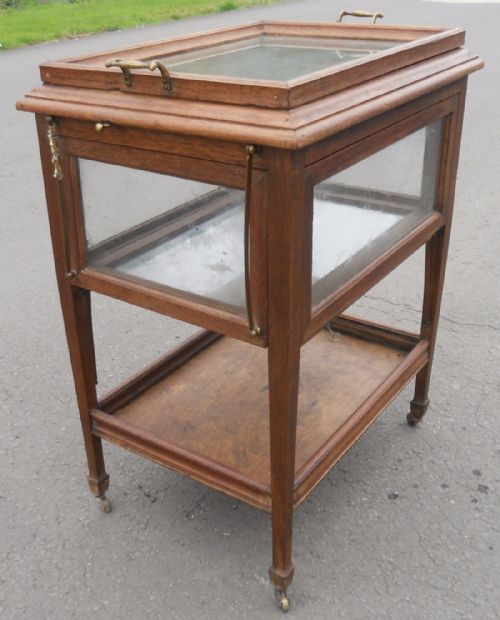 fig 1. Tray Top Cabinet Tea Trolley